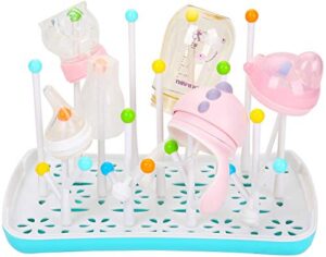baby bottle drying rack with removable water tray, baby countertop dryer rack, baby bottle dryer, bottle drying rack, drying rack for bottles and accessories, baby drying rack