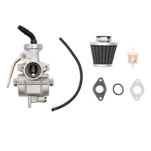 pz20 carburetor with air filter gaskets for kazuma baja 50cc 70cc 90cc 110cc 125cc taotao 110b nst sunl chinese quad 4 stroke atv 4 wheeler go kart dirt bike honda crf50f xl75 crf80f xr50r