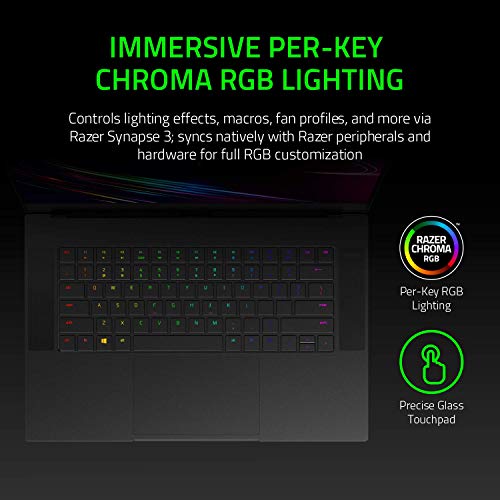 Razer Blade 15 Advanced Gaming Laptop 2020: Intel Core i7-10875H 8-Core, NVIDIA GeForce RTX 2070 Super Max-Q, 15.6” FHD 300Hz, 16GB RAM, 512GB SSD, CNC Aluminum,(Renewed)