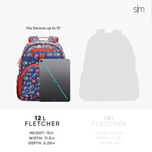 Simple Modern Toddler Backpack for School Girls | Kindergarten Elementary Kids Backpack | Fletcher Collection | Kids - Medium (15" tall) | Unicorn Fields