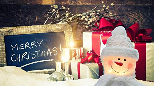 HutHomery Lighted Christmas Snowman Lamp, Electric Glass Snowman Ball Night Lights with Santa Claus Hat for Xmas Holidays Home Décor