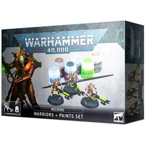 games workshop warhammer 40,000 necrons warriors and paints set, 3 years
