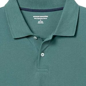 Amazon Essentials Men's Slim-Fit Long-Sleeve Pique Polo, Sage Green, X-Large