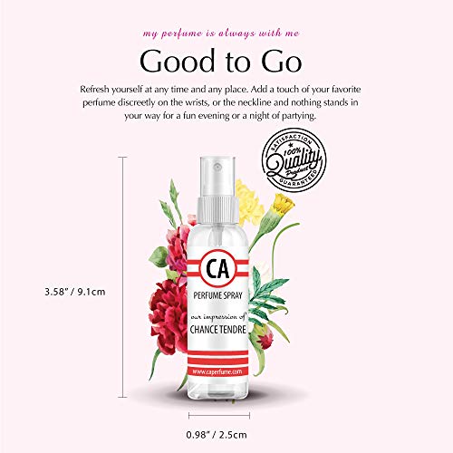 CA Perfume Impression of (Beauty + Mademoiselle) Travel Size Sample Fragrance Refillable Atomizer Long Lasting Eau de Parfum (Cologne) Sprayer / 2 Fl Oz/ 60 ml