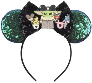cl gift ears, black mouse ears, darth vader, mickey ears (by)
