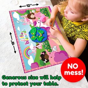 40x Disposable Placemats for Baby – Toddler Placemat Kids Placemat – Disposable Placemats for Toddlers – Baby Placemat for Restaurants – Plastic Placemats for Kids – Toddler Placemats for Dining Table