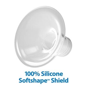 Dr. Brown’s™ SoftShape™ 100% Silicone Nipple Shields, Size A (21mm), 2 Pack