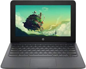 hp 2021 newest chromebook 11.6" hd laptop for business and student, intel celeron n3350, 4gb ram, 32gb emmc, webcam, usb-a&c, wifi, bluetooth, chrome os, ghost manta 64gb sd card & accessories