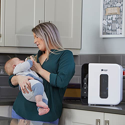 Tommee Tippee UV 3-in-1 Sterilizer and Dryer for Baby Bottles and Accessories, Kills 99.9% of Bacteria and Viruses*, Steam and Water Free