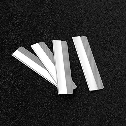 Lamoutor 100Pcs Single Edge Razor Blade Steel Industrial Razor Blades Disposable Straight Razor Blades for Men and Women