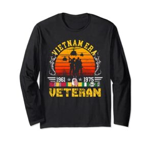 veteran gift t-shirt vietnam war era retired soldier long sleeve t-shirt