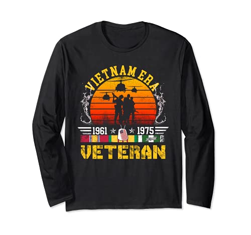 Veteran Gift T-Shirt Vietnam War Era Retired Soldier Long Sleeve T-Shirt