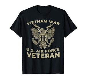 vietnam war u.s. air force men t-shirt air force veteran t-shirt