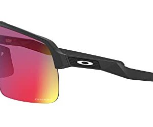 Oakley Men's OO9463 Sutro Lite Rectangular Sunglasses, Matte Black/Prizm Road, 39 mm