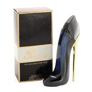 ebc princess high heel shoes black eau de parfum for women, 85 ml / 2.9 fl oz