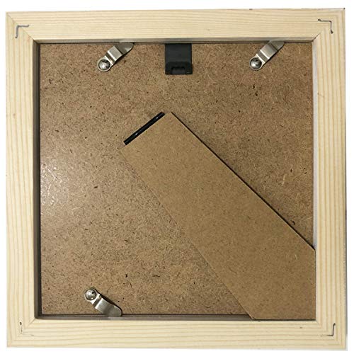 6x6 Picture Frames with 4x4 Opening Mat. Black 6x6 Square Photo Frame. Solid Wood, Plastic Panels.The Protective Film Must be Removed.Front Windows 5.6x5.6 without Mat. The Table or The Wall.