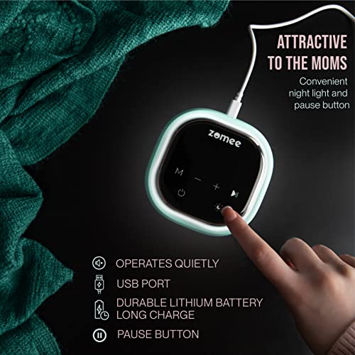 Zomee Z2 Double Electric Breast Pump – with Expression, Massage, and 2-Phase Modes - Rechargeable and Portable Wearable Breast Pump