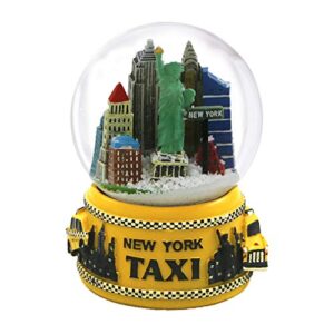 nyc taxi snow globe 3.5 inches