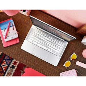 HP 2021 Newest Chromebook 14" HD Laptop for Business and Student, Intel Celeron N4000, 4GB RAM, 32GB eMMC, Backlit-KB, Webcam, Fast Charge, WiFi, USB-A&C, Chrome OS, w/64GB SD Card, GM Accessories