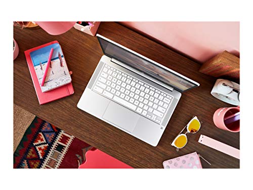 HP 2021 Newest Chromebook 14" HD Laptop for Business and Student, Intel Celeron N4000, 4GB RAM, 32GB eMMC, Backlit-KB, Webcam, Fast Charge, WiFi, USB-A&C, Chrome OS, w/64GB SD Card, GM Accessories