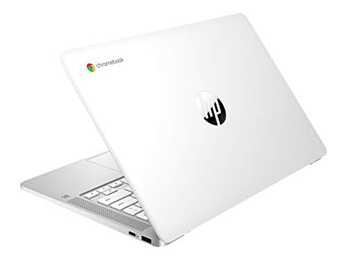 HP 2021 Newest Chromebook 14" HD Laptop for Business and Student, Intel Celeron N4000, 4GB RAM, 32GB eMMC, Backlit-KB, Webcam, Fast Charge, WiFi, USB-A&C, Chrome OS, w/64GB SD Card, GM Accessories