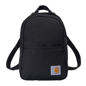 carhartt classic mini backpack, durable, water-resistant backpack with adjustable shoulder straps, black