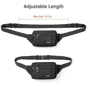 FREETOO Fanny Pack Extender Belt Adjustable Strap with Length 19.7 Inches Extension, Only for freetoo Black Waist Bag Gray-green Waist Pack