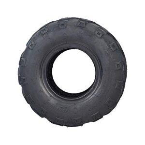 AlveyTech 145/70-6 Front Tires with V-Tread - For the Coleman KT196/CK196-T Go-Kart, All Terrain, Rubber Tubeless Tire for 4x4 Quad, Mini Dirt Bike, UTV, ATV, Lawn Mower and Electric Cart, (Set of 2)