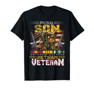 proud son of a vietnam veteran shirt | vietnam war vet t-shirt