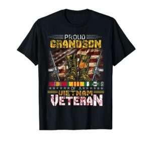 proud grandson of a vietnam veteran shirt | vietnam war vet t-shirt