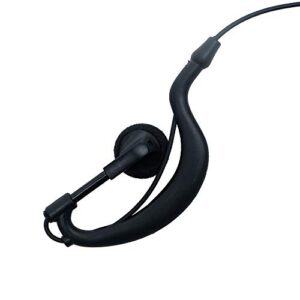 Klykon CLS 1410 Earpiece,G Shape Earpiece Headset with Mic Ptt Compatible with Motorola Cls1110 Cp200 Cls1410 Cp185 Cp200d Rdm2070d Walkie Talkie 2 Way Radio 2 Pin