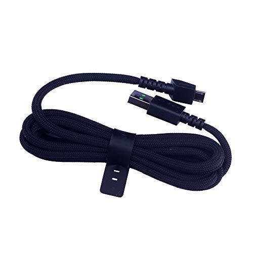 HUYUN USB Charging Cable for Razer Naga Pro 20000 DPI & DeathAdder V2 pro & Razer Basilisk & Razer Viper Ultimate Hyperspeed Lightest Cyberpunk 2077 Mouse