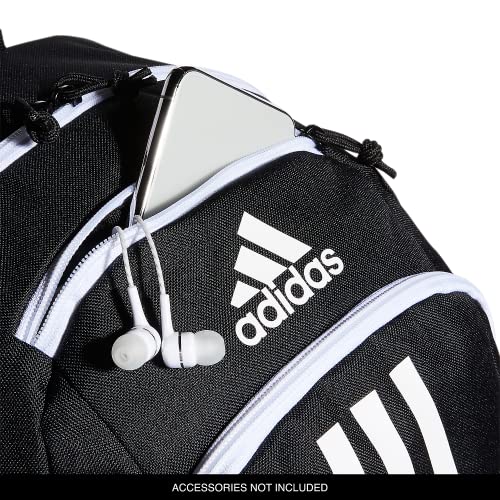 adidas Creator 2 Backpack, Black/White, One Size