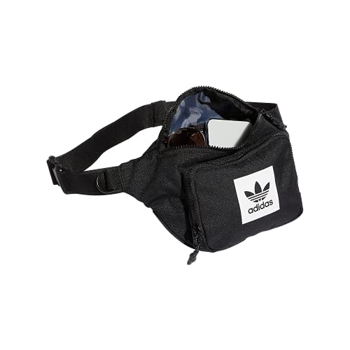 adidas Originals Originals Sport Hip Waist Pack, Black/White, One Size