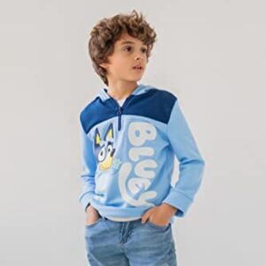 Bluey Toddler Boys Fleece Half Zip Hoodie 4T Blue