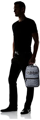 adidas Santiago 2 Insulated Lunch Bag, Jersey Onix Grey/Black, One Size