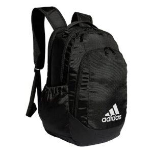 adidas defender team sports backpack, black/white, one size