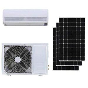 Jntech 12000BTU Solar ACDC Inverter Ductless Mini Split Air Conditioner with Heater