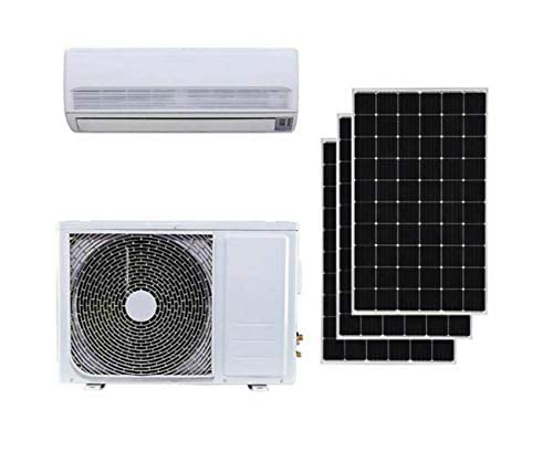 Jntech 12000BTU Solar ACDC Inverter Ductless Mini Split Air Conditioner with Heater