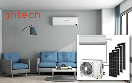 Jntech 12000BTU Solar ACDC Inverter Ductless Mini Split Air Conditioner with Heater