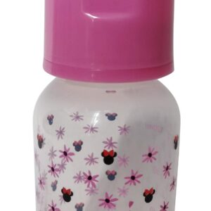 Cudlie Disney Baby Boy Minnie Mouse 5 oz Pack of Three Baby Bottles, Tropic Floral