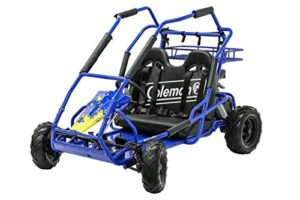 coleman powersports off road go kart, gas powered, 196cc/6.5hp(kt196-bl), large, blue