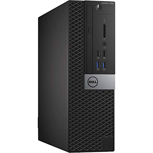 Dell Optiplex 7040 Small Form Desktop, Intel Quad Core i7 6700 3.4Ghz, 32GB DDR4, 512GB NVMe PCIe M.2 SSD, HDMI, Windows 10 (Renewed)