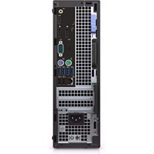 Dell Optiplex 7040 Small Form Desktop, Intel Quad Core i7 6700 3.4Ghz, 32GB DDR4, 512GB NVMe PCIe M.2 SSD, HDMI, Windows 10 (Renewed)