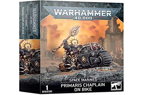 Games Workshop - Warhammer 40,000 - Space Marines Primaris Chaplain On Bike