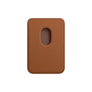Apple Leather Wallet with MagSafe (for iPhone) - Saddle Brown (Previous Version, Without Find My)