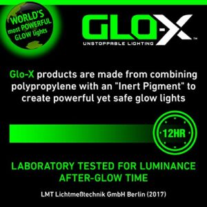 GLO-X Dog Glow Tag - Glow in The Dark Cat Tags to Keep Your Pets Safe at Night - 12+ Hours Glow Time - Charges in Daylight - No Batteries Required 1.38” x 1.10” Diameter