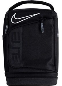 nike hoops elite fuel pack insulated lunch bag (one size, black)