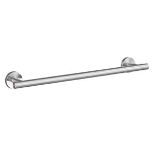 ushower 16-inch bath towel bar, total length 18-inch brushed nickel towel rack wall mounted, sus304 stainless steel modern home decor towel holder for bathroom