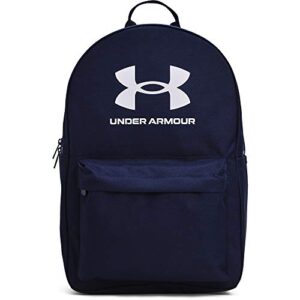 under armour adult loudon backpack , midnight navy (410)/white , one size fits all